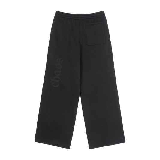 CS001-CORE, Chaos Spiking Essential Fleece Drawstring Straight-Leg Sweatpants