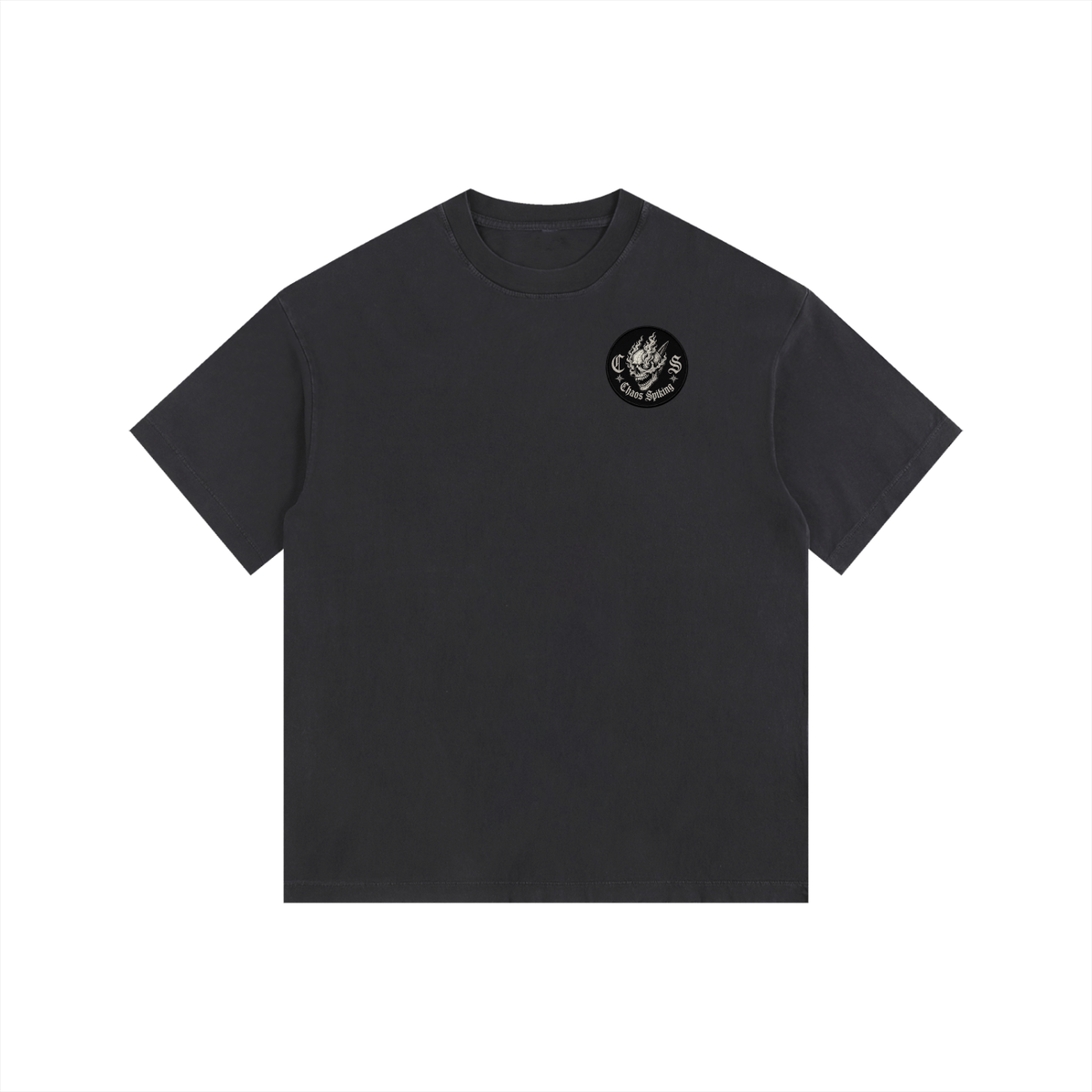 CS001-Japanese Wave - Vintage Washed Oversized Cotton T-Shirt