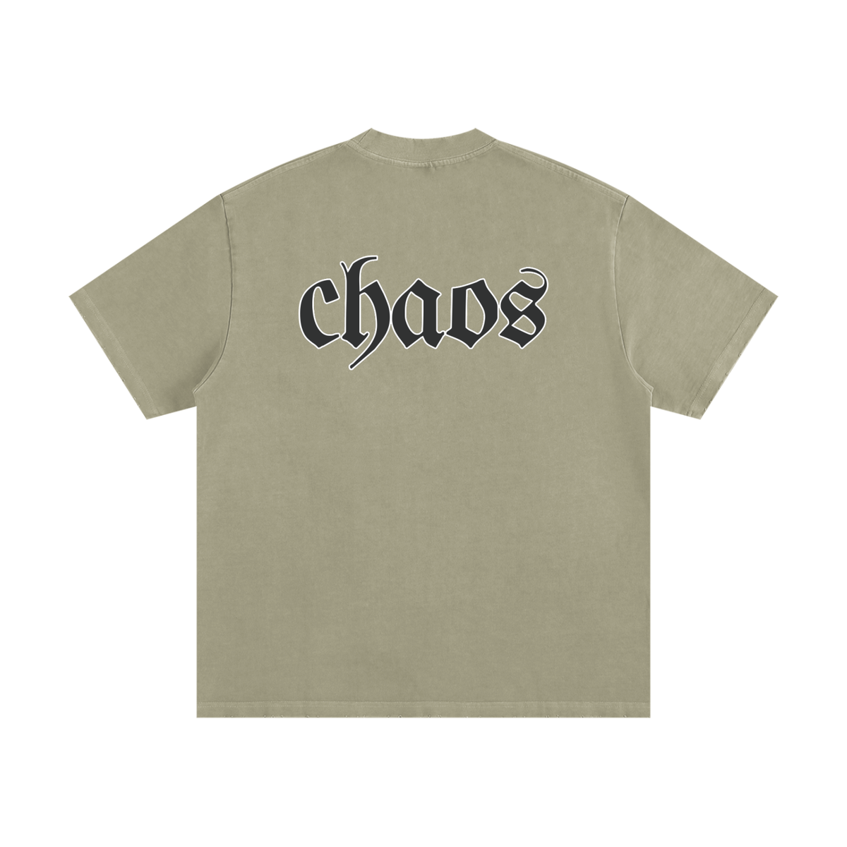 CS001-CORE, Heavyweight Vintage Washed Frayed T-Shirt