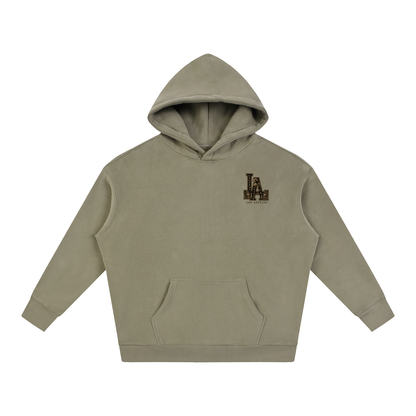CS001JAPANESEWAVE-LA-Oversize Fleeced Hoodie