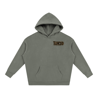 CS001JAPANESEWAVE-TOKYO-Oversize Fleeced Hoodie