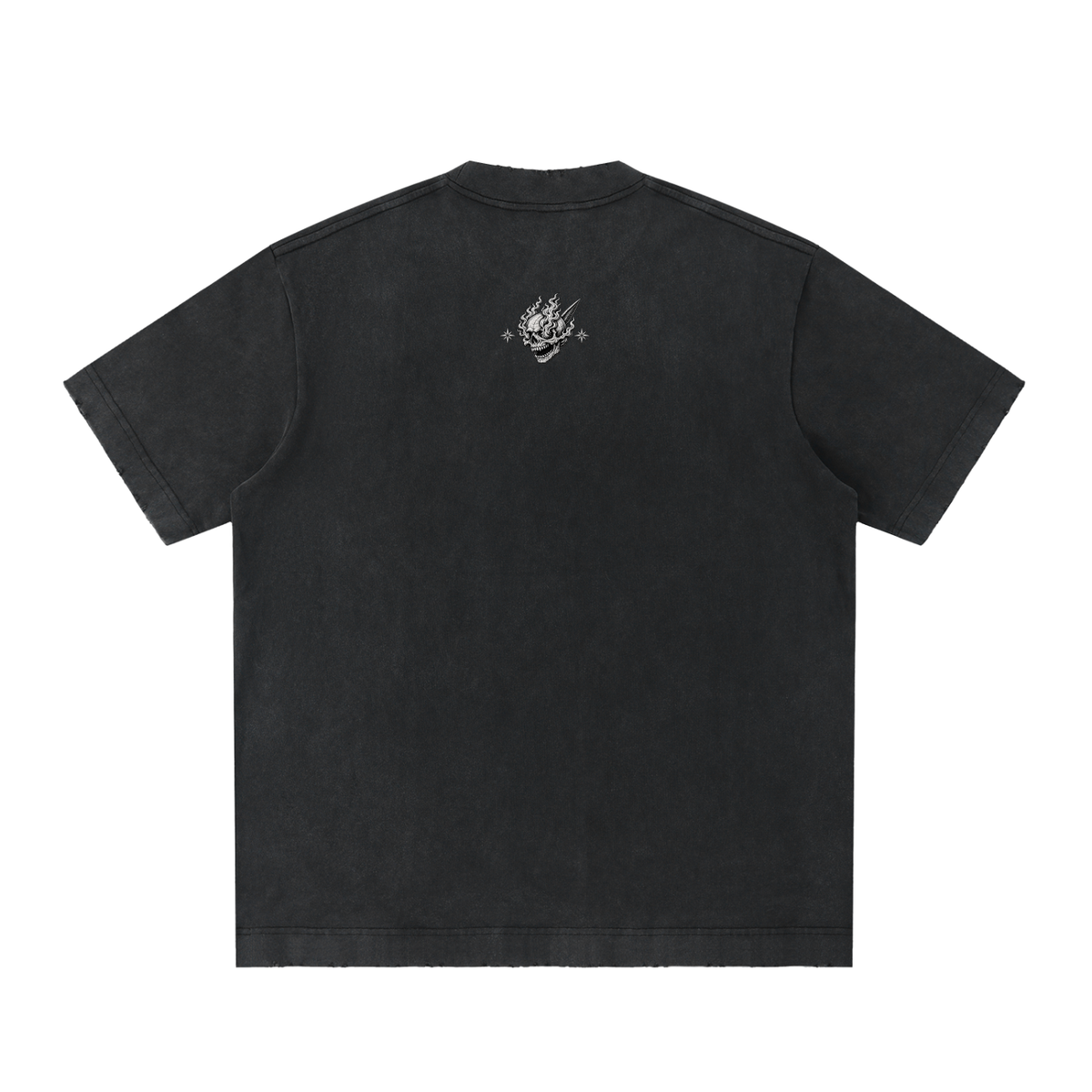 CS001-CORE, IRONCHAOS Heavyweight vintage washed frayed t-shirt
