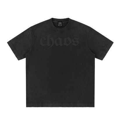 CS001-JAPANESEWAVE - ONI - Heavyweight Vintage Washed Frayed T-Shirt