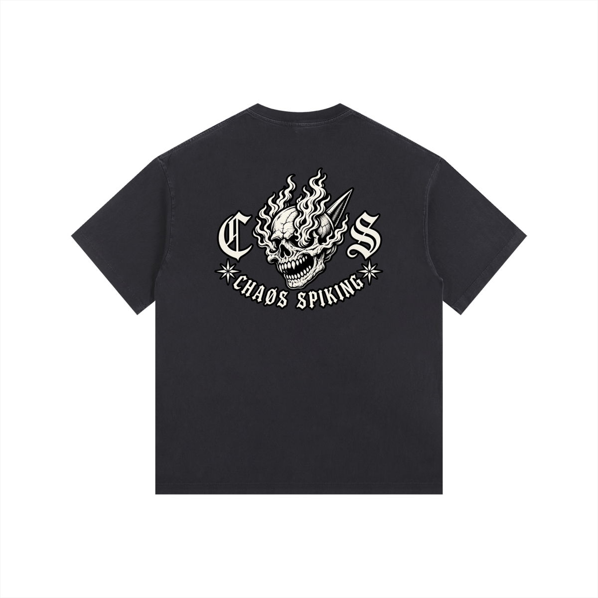 CS001CORE-Vintage Washed Oversized Cotton T-Shirt