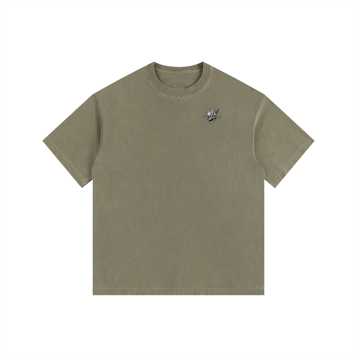 CS001CORE-Vintage Washed Oversized Cotton T-Shirt