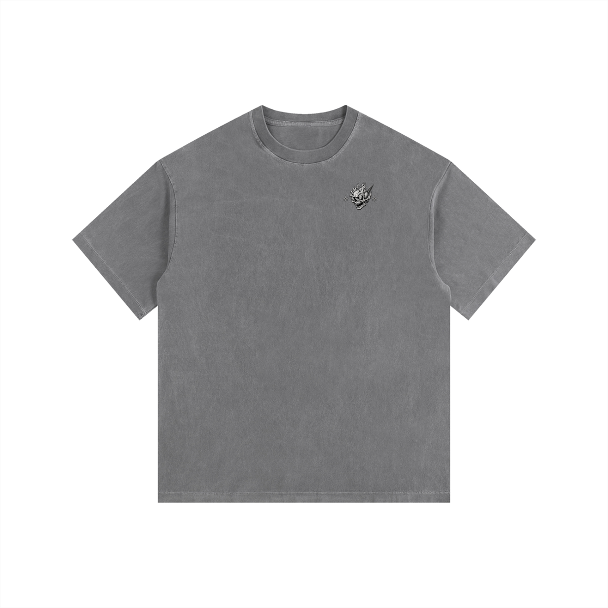 CS001CORE-Vintage Washed Oversized Cotton T-Shirt