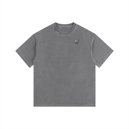 CS001CORE-Vintage Washed Oversized Cotton T-Shirt