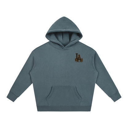 CS001JAPANESEWAVE-LA-Oversize Fleeced Hoodie