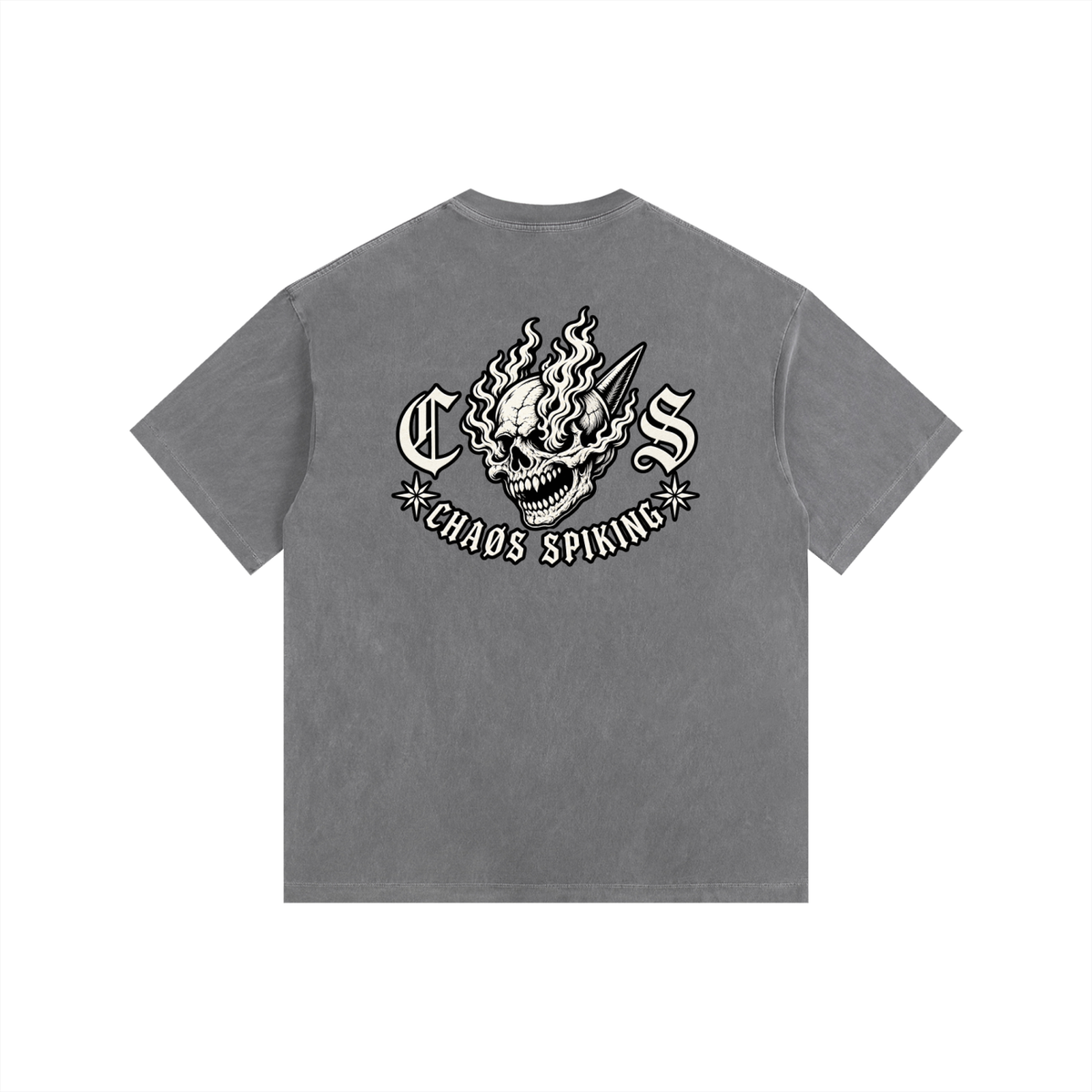 CS001CORE-Vintage Washed Oversized Cotton T-Shirt