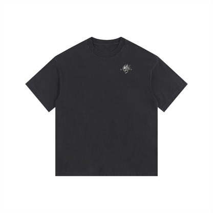 CS001CORE-Vintage Washed Oversized Cotton T-Shirt