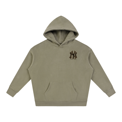 CS001JAPANESEWAVE-NY-Oversize Fleeced Hoodie
