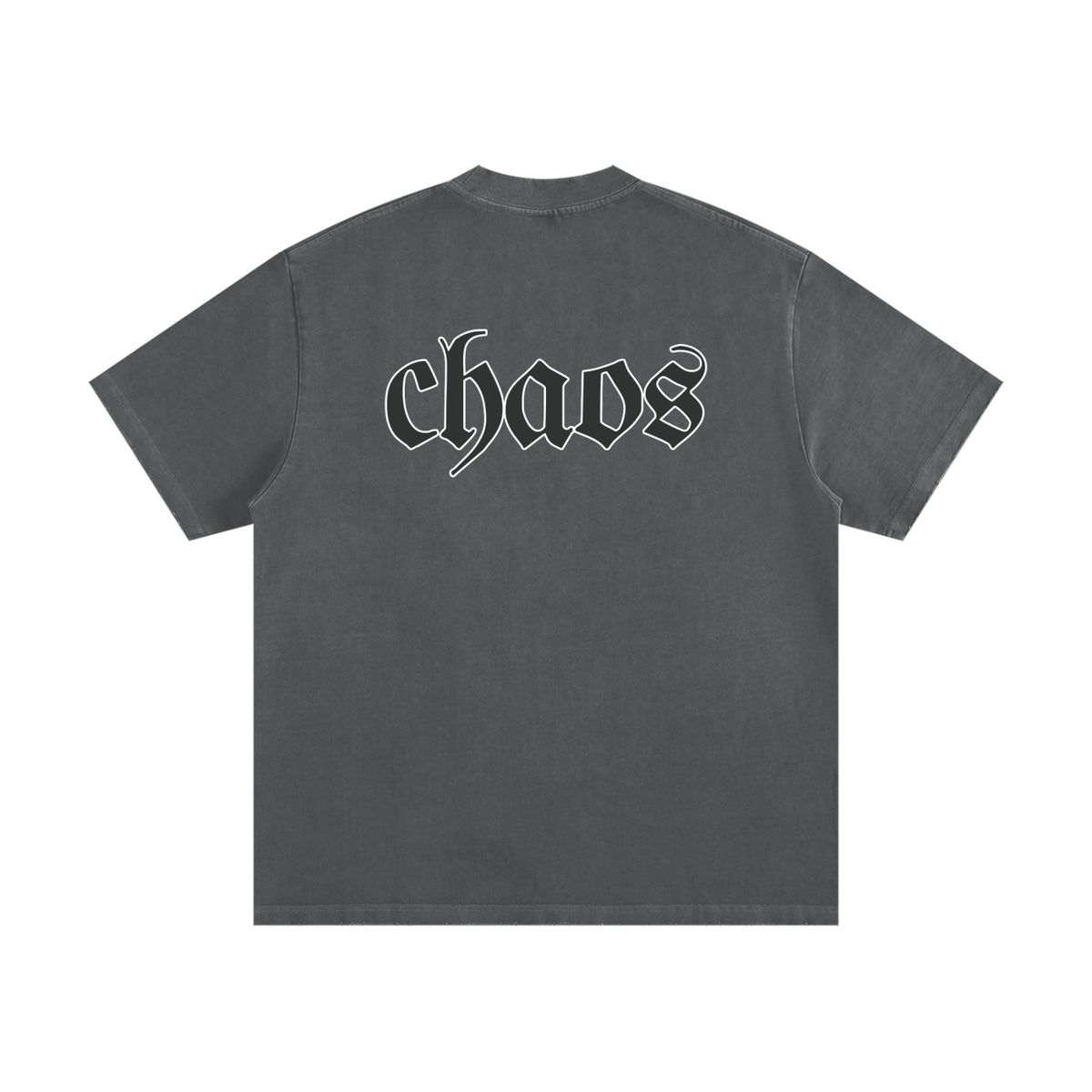 CS001-CORE, Heavyweight Vintage Washed Frayed T-Shirt