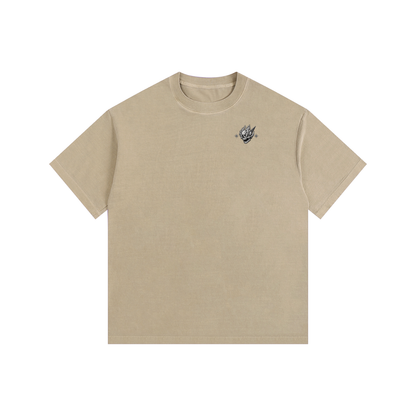 CS001CORE-Vintage Washed Oversized Cotton T-Shirt