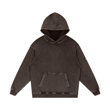 CS001-JAPANESEWAVE - Chaos Spiking Limited Drop - WAVES - Snow Washed Loose Cotton Hoodie